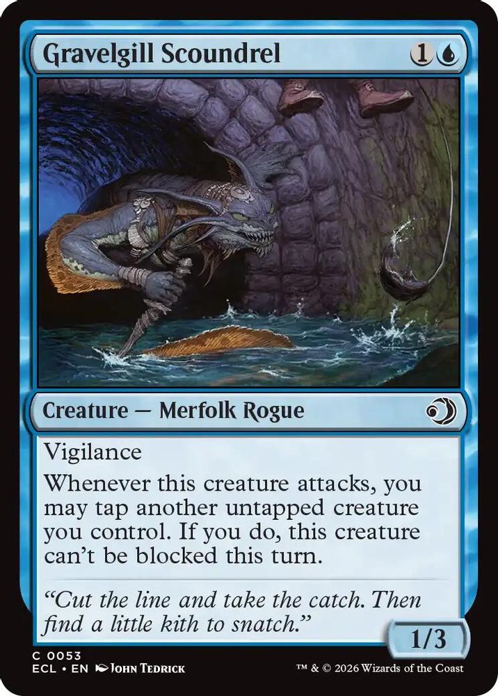 2026 Magic: The Gathering: Lorwyn Eclipsed (ECL) - Gravelgill Scoundrel (#53, Common)