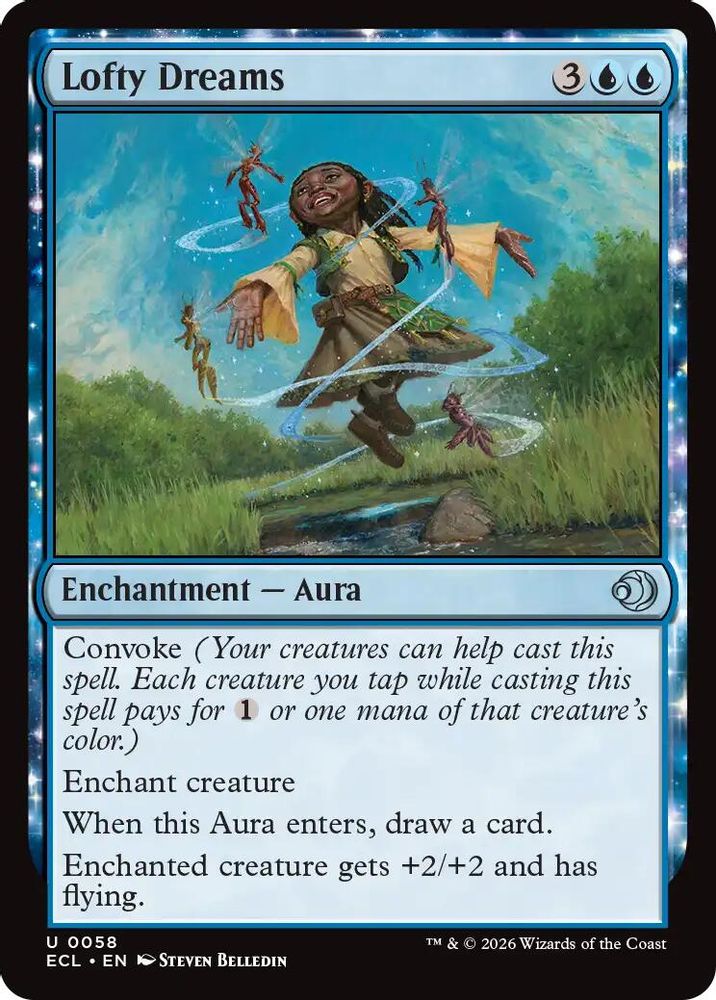 2026 Magic: The Gathering: Lorwyn Eclipsed (ECL) - Lofty Dreams (#58, Uncommon) (, Near Mint)