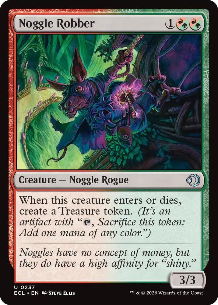 2026 Magic: The Gathering: Lorwyn Eclipsed (ECL) - Noggle Robber (#237, Uncommon)