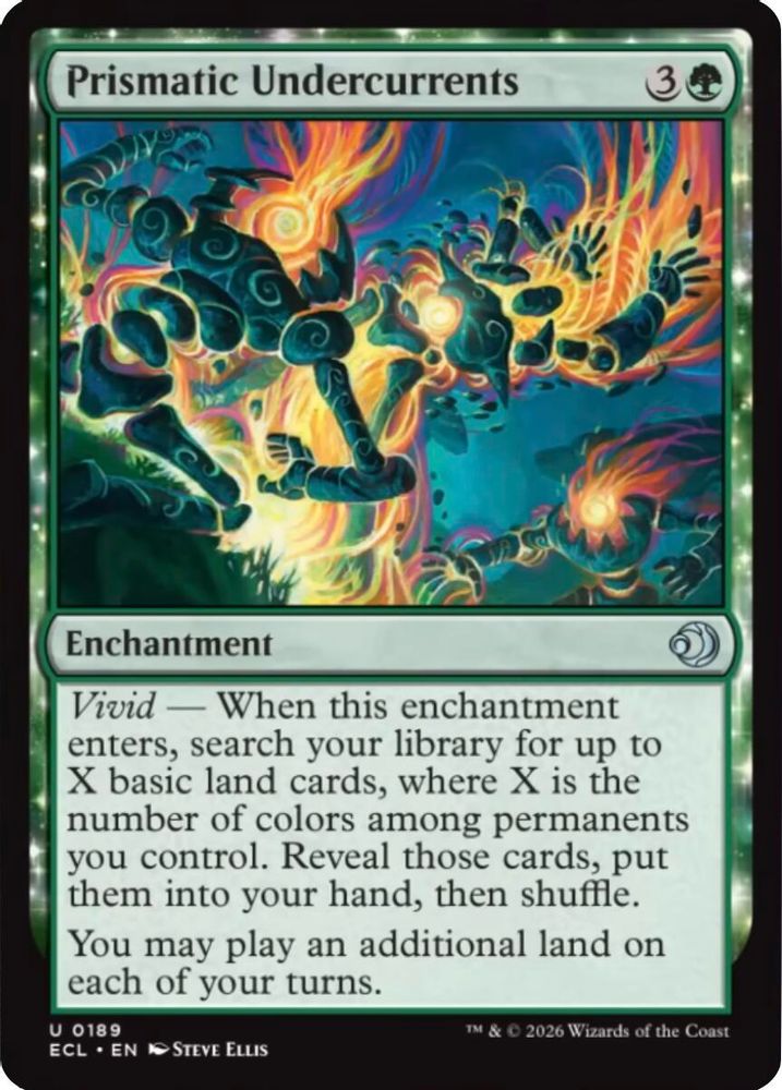 2026 Magic: The Gathering: Lorwyn Eclipsed (ECL) - Prismatic Undercurrents (#189, Uncommon)