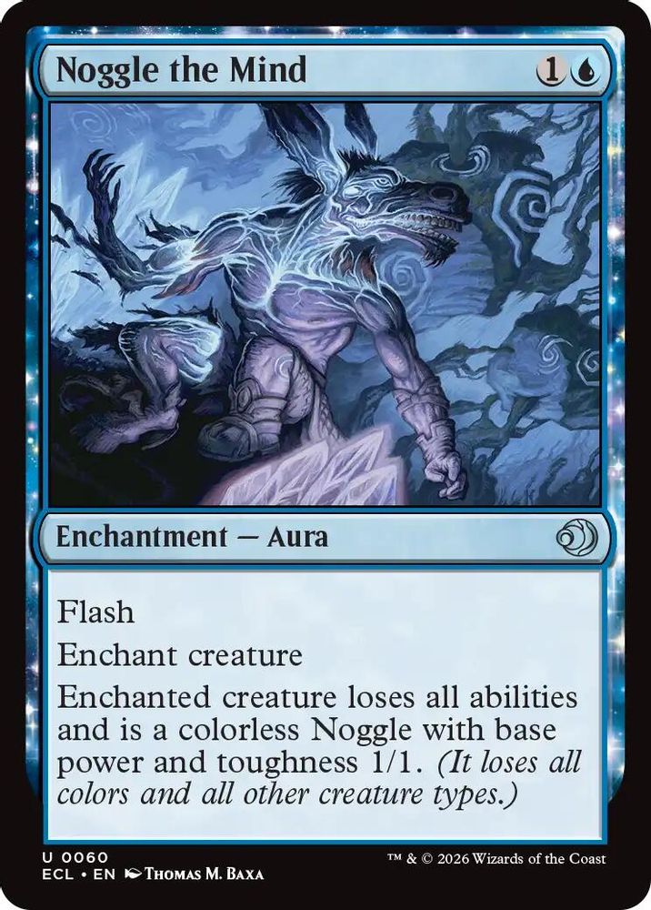 2026 Magic: The Gathering: Lorwyn Eclipsed (ECL) - Noggle the Mind (#60, Uncommon) (, Near Mint)