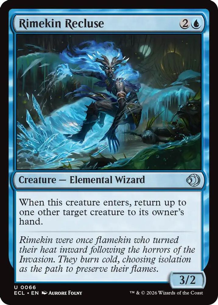 2026 Magic: The Gathering: Lorwyn Eclipsed (ECL) - Rimekin Recluse (#66, Uncommon) (, Near Mint)