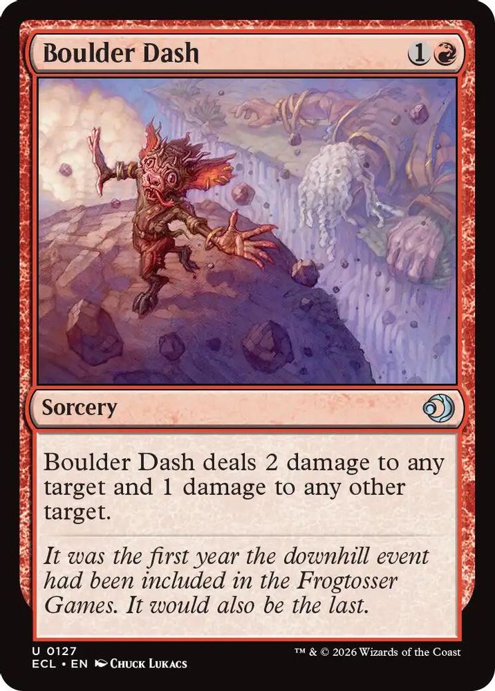 2026 Magic: The Gathering: Lorwyn Eclipsed (ECL) - Boulder Dash (#127, Uncommon) (, Near Mint)