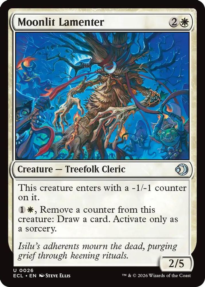 2026 Magic: The Gathering: Lorwyn Eclipsed (ECL) - Moonlit Lamenter (#26, Uncommon) (, Near Mint)