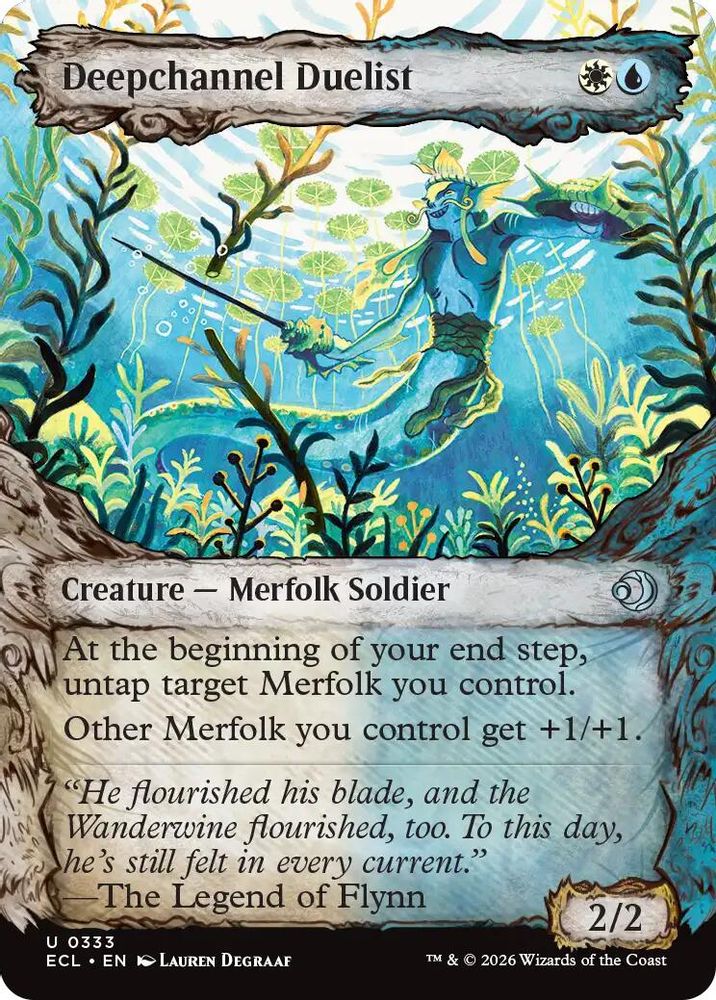 2026 Magic: The Gathering: Lorwyn Eclipsed (ECL) - Deepchannel Duelist Showcase (#333, Uncommon) (, Near Mint)