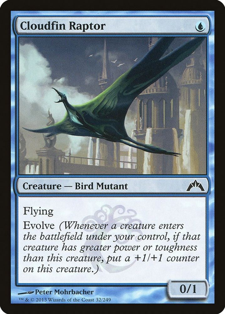 2013 Magic: The Gathering: Gatecrash (GTC) - Cloudfin Raptor (#32, Common) (, Near Mint)