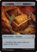 2026 Magic: The Gathering: Commander: Lorwyn Eclipsed (ECC) - Treasure Copy Double Sided Token (#10 // 1, T) (, Near Mint)