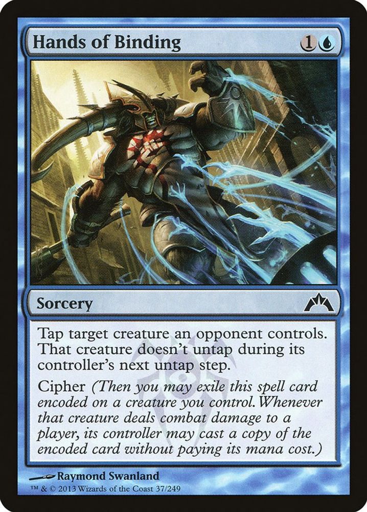 2013 Magic: The Gathering: Gatecrash (GTC) - Hands of Binding (#37, Common) (, Near Mint)