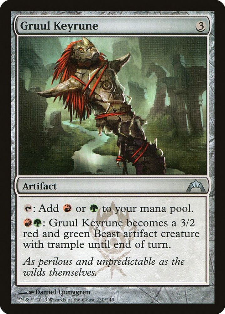 2013 Magic: The Gathering: Gatecrash (GTC) - Gruul Keyrune (#230, Uncommon) (, Near Mint)