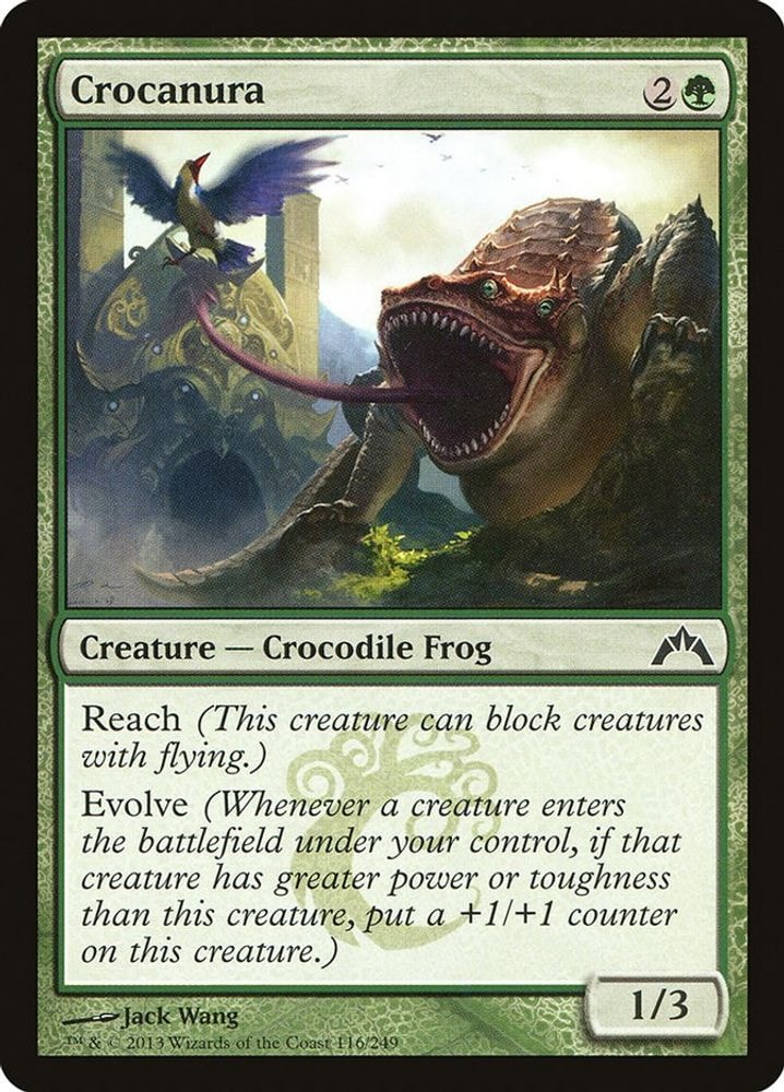 2013 Magic: The Gathering: Gatecrash (GTC) - Crocanura (#116, Common) (, Near Mint)