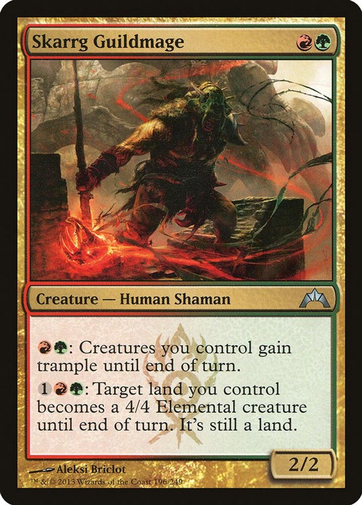 2013 Magic: The Gathering: Gatecrash (GTC) - Skarrg Guildmage (#196, Uncommon) (, Near Mint)