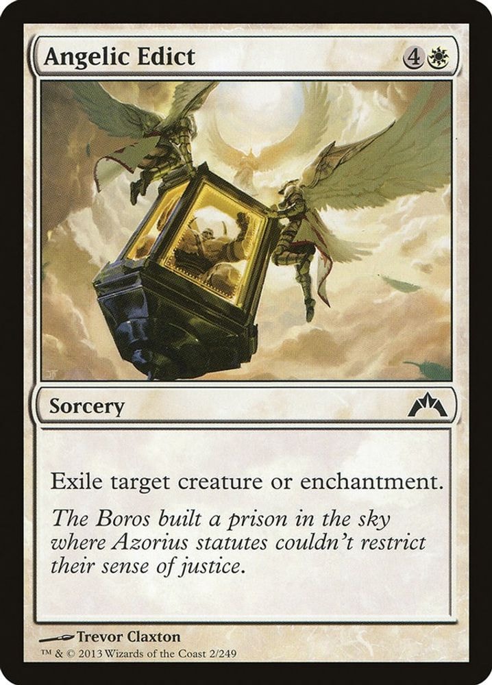 2013 Magic: The Gathering: Gatecrash (GTC) - Angelic Edict (#2, Common) (, Near Mint)