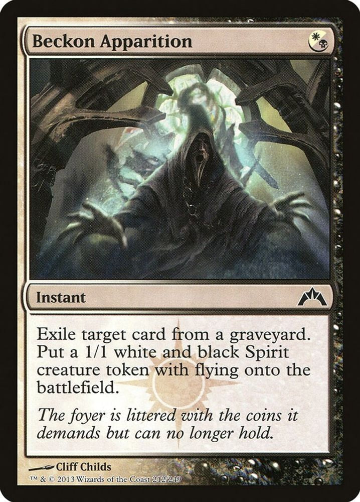 2013 Magic: The Gathering: Gatecrash (GTC) - Beckon Apparition (#212, Common) (, Near Mint)