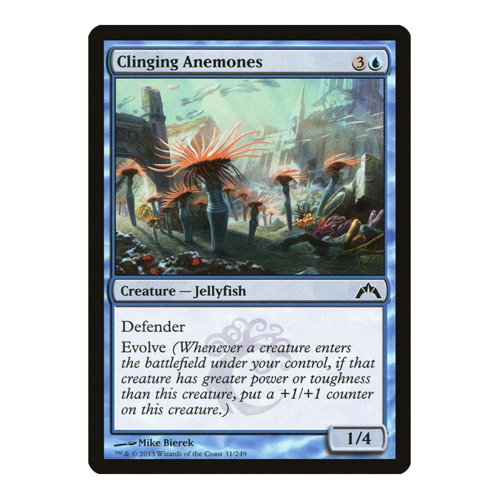 2013 Magic: The Gathering: Gatecrash (GTC) - Clinging Anemones (#31, Common) (, Near Mint)