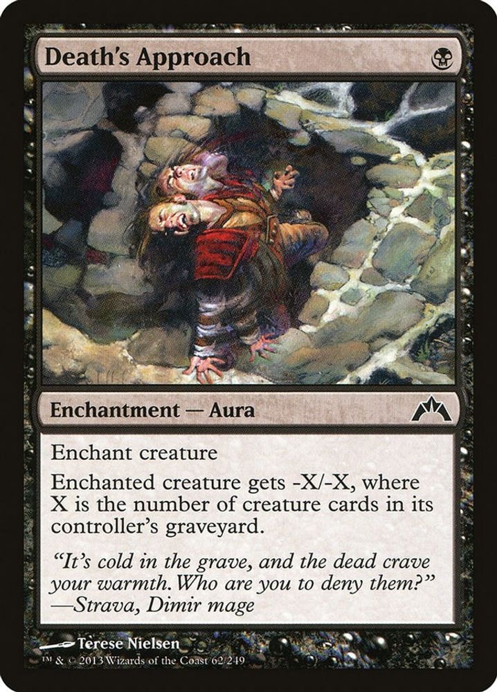 2013 Magic: The Gathering: Gatecrash (GTC) - Deaths Approach (#62, Common) (, Near Mint)