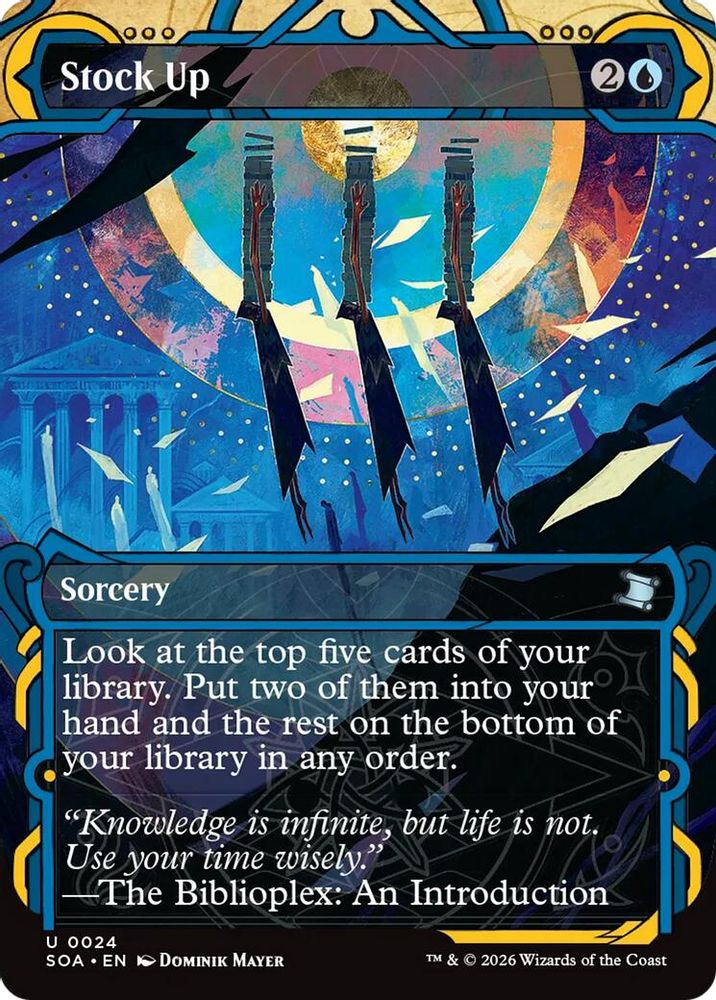 2026 Magic: The Gathering: Secrets of Strixhaven: Mystical Archive (SOA) - Stock Up (#24, Uncommon) (, Near Mint)