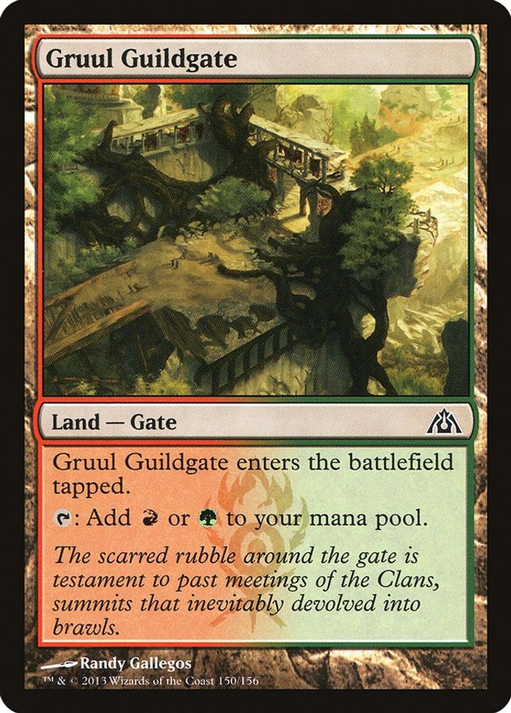 2013 Magic: The Gathering: Dragon's Maze (DGM) - Gruul Guildgate (#150, Common) (, Near Mint)