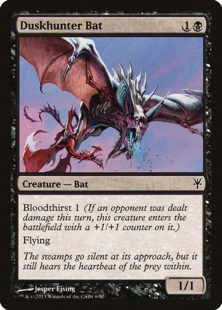 2013 Magic: The Gathering: Duel Decks: Sorin vs. Tibalt (DDK) - Duskhunter Bat (#6, Common) (, Near Mint)