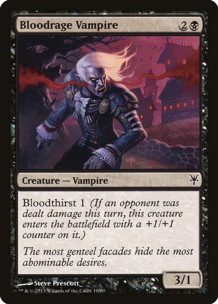 2013 Magic: The Gathering: Duel Decks: Sorin vs. Tibalt (DDK) - Bloodrage Vampire (#10, Common) (, Near Mint)