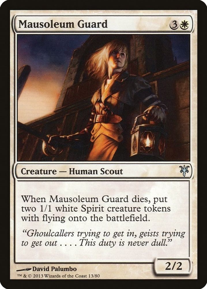 2013 Magic: The Gathering: Duel Decks: Sorin vs. Tibalt (DDK) - Mausoleum Guard (#13, Uncommon) (, Near Mint)