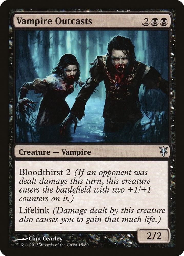 2013 Magic: The Gathering: Duel Decks: Sorin vs. Tibalt (DDK) - Vampire Outcasts (#15, Uncommon) (, Near Mint)