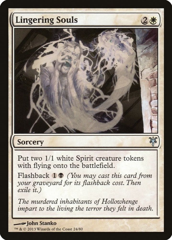 2013 Magic: The Gathering: Duel Decks: Sorin vs. Tibalt (DDK) - Lingering Souls (#24, Uncommon) (, Near Mint)