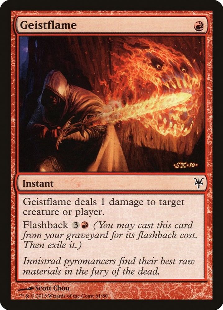 2013 Magic: The Gathering: Duel Decks: Sorin vs. Tibalt (DDK) - Geistflame (#61, Common) (, Near Mint)