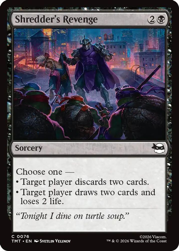 2026 Magic: The Gathering: Teenage Mutant Ninja Turtles (TMT) - Shredders Revenge (#76, Common) (, Near Mint)