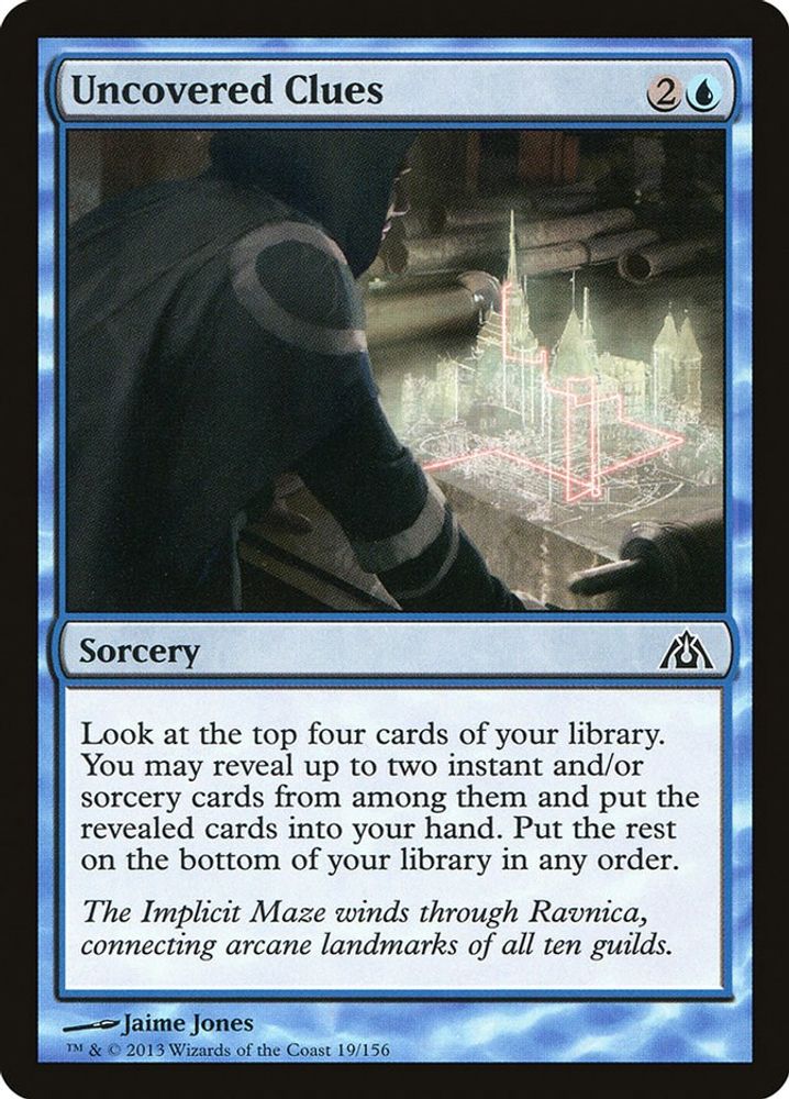 2013 Magic: The Gathering: Dragon's Maze (DGM) - Uncovered Clues (#19, Common) (, Near Mint)