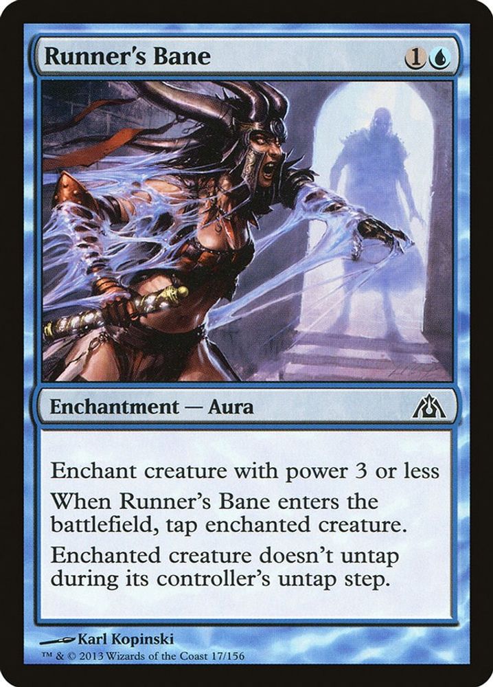 2013 Magic: The Gathering: Dragon's Maze (DGM) - Runners Bane (#17, Common) (, Near Mint)