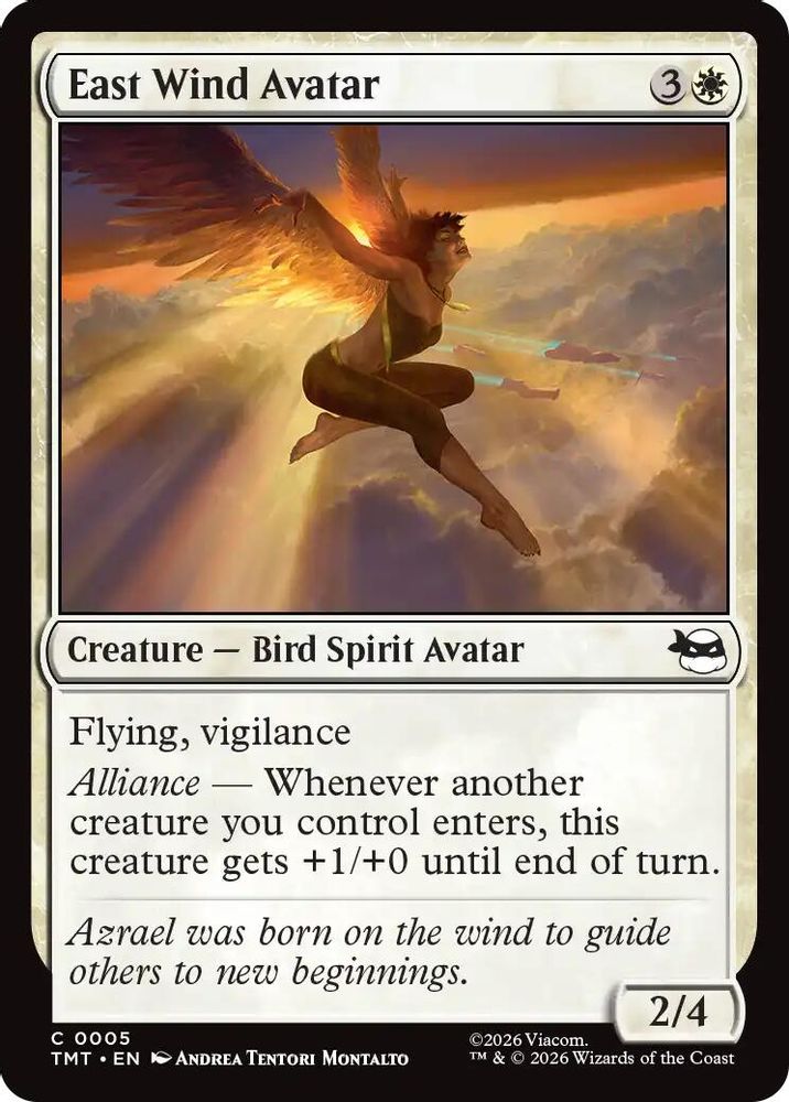 2026 Magic: The Gathering: Teenage Mutant Ninja Turtles (TMT) - East Wind Avatar (#5, Common) (, Near Mint)