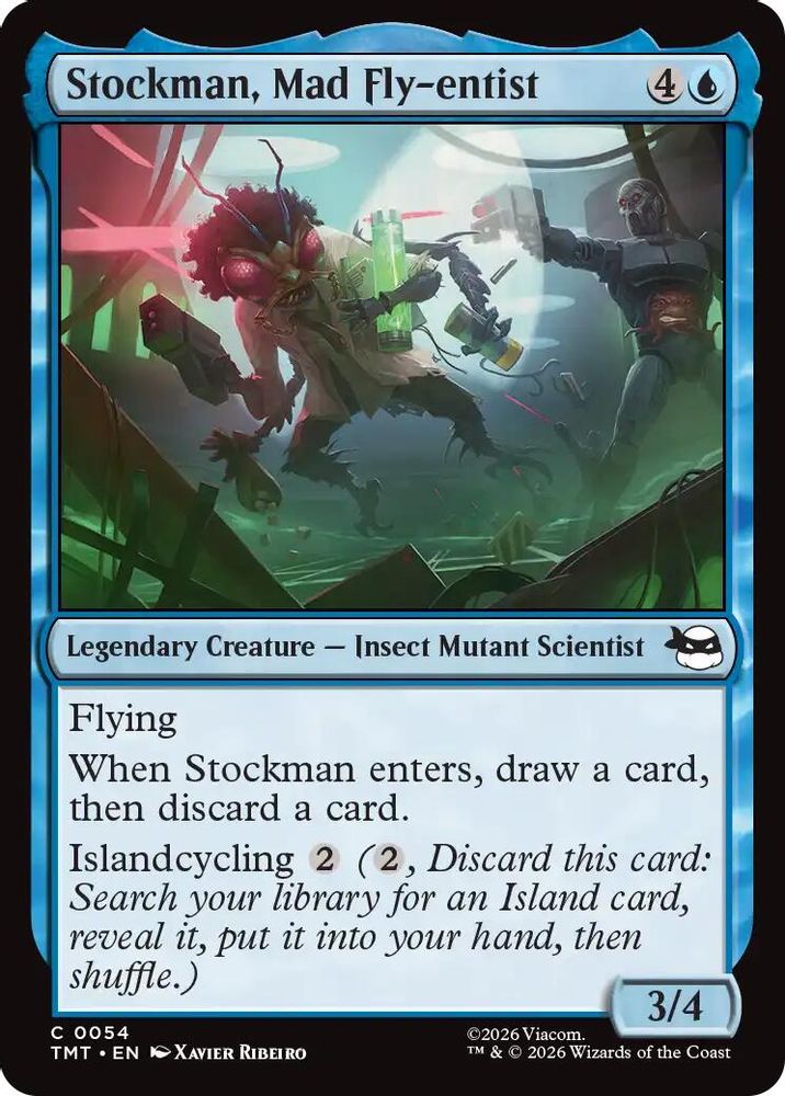 2026 Magic: The Gathering: Teenage Mutant Ninja Turtles (TMT) - Stockman Mad Fly entist (#54, Common) (, Near Mint)