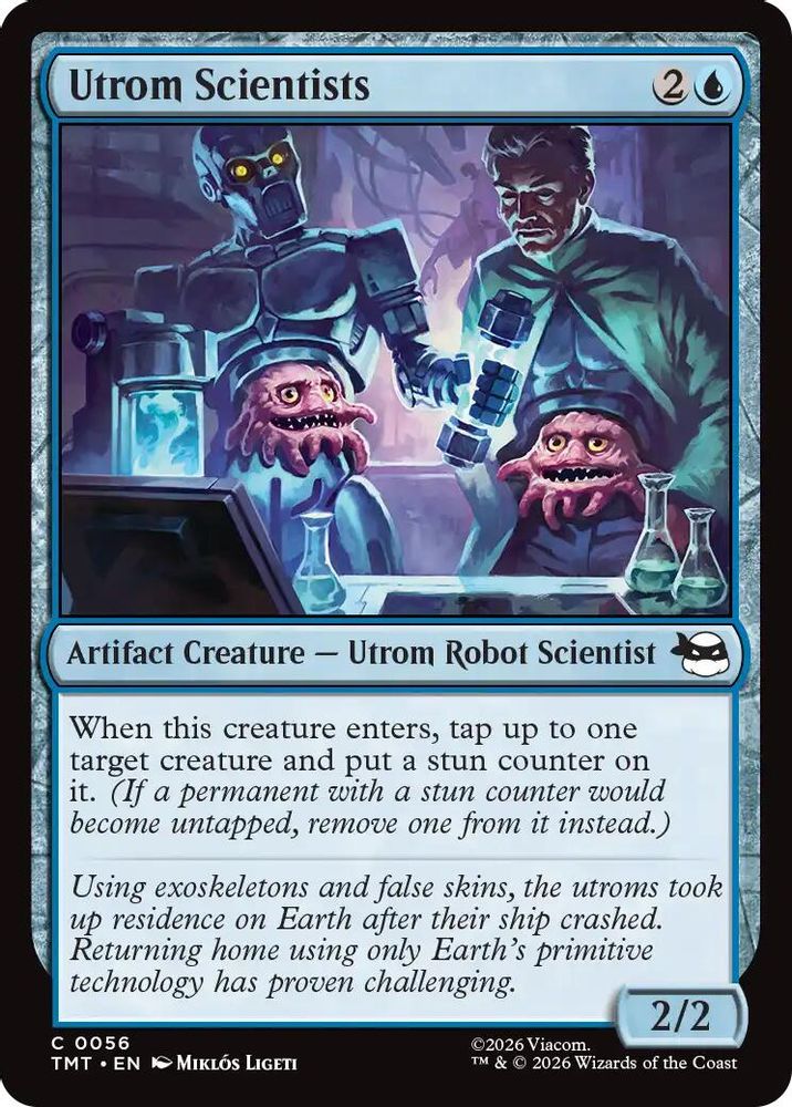 2026 Magic: The Gathering: Teenage Mutant Ninja Turtles (TMT) - Utrom Scientists (#56, Common) (, Near Mint)
