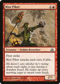 2013 Magic: The Gathering: Dragon's Maze (DGM) - Riot Piker (#37, Common) (, Near Mint)