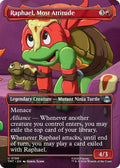 2026 Magic: The Gathering: Teenage Mutant Ninja Turtles (TMT) - Raphael Most Attitude Borderless (#199, Uncommon) (Foil, Near Mint)