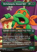 2026 Magic: The Gathering: Teenage Mutant Ninja Turtles (TMT) - Michelangelo Mutant BFF Borderless (#198, Uncommon) (Foil, Near Mint)