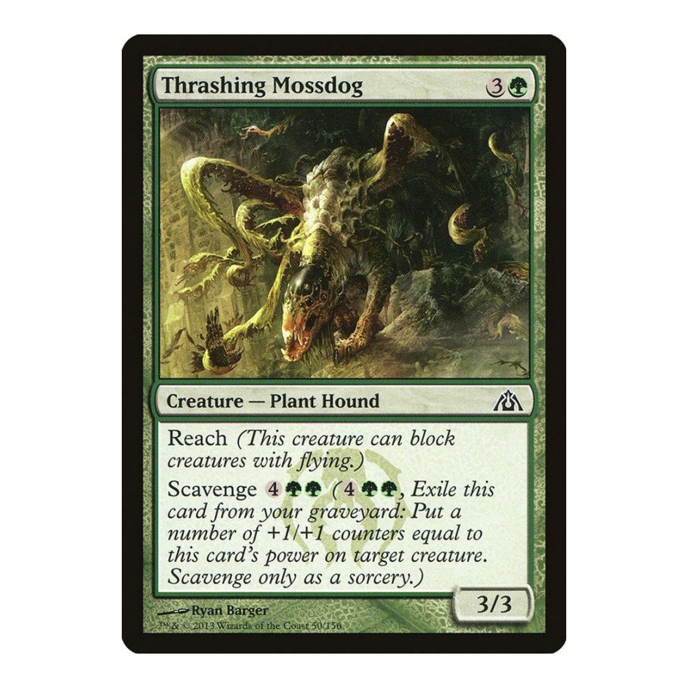 Thrashing Mossdog - Dragon's Maze () - Near Mint -