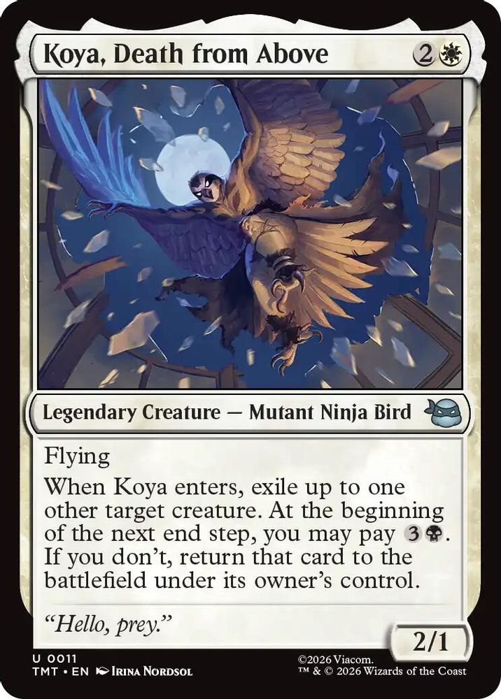 2026 Magic: The Gathering: Teenage Mutant Ninja Turtles (TMT) - Koya Death from Above (#11, Uncommon) (, Near Mint)