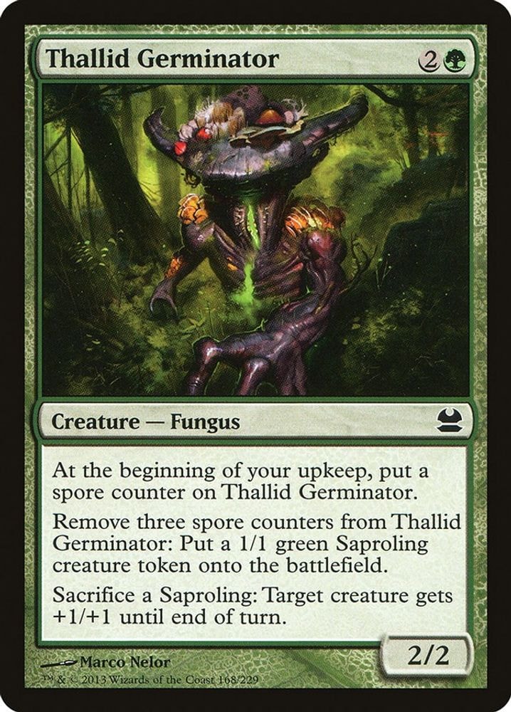2013 Magic: The Gathering: Modern Masters (MMA) - Thallid Germinator (#168, Common) (, Near Mint)
