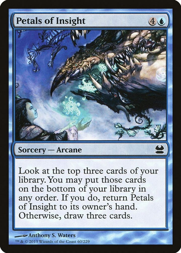 2013 Magic: The Gathering: Modern Masters (MMA) - Petals of Insight (#60, Common) (Foil, Near Mint)