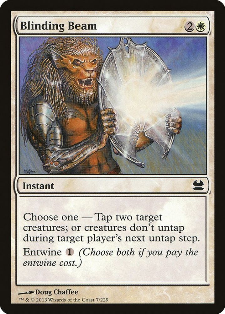 2013 Magic: The Gathering: Modern Masters (MMA) - Blinding Beam (#7, Common) (Foil, Near Mint)