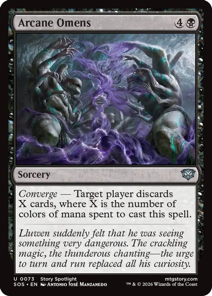 2026 Magic: The Gathering: Secrets of Strixhaven (SOS) - Arcane Omens (#73, Uncommon) (, Near Mint)