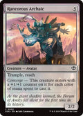 2026 Magic: The Gathering: Secrets of Strixhaven (SOS) - Rancorous Archaic (#2, Common)