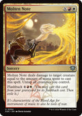 2026 Magic: The Gathering: Secrets of Strixhaven (SOS) - Molten Note (#204, Uncommon) (, Near Mint)