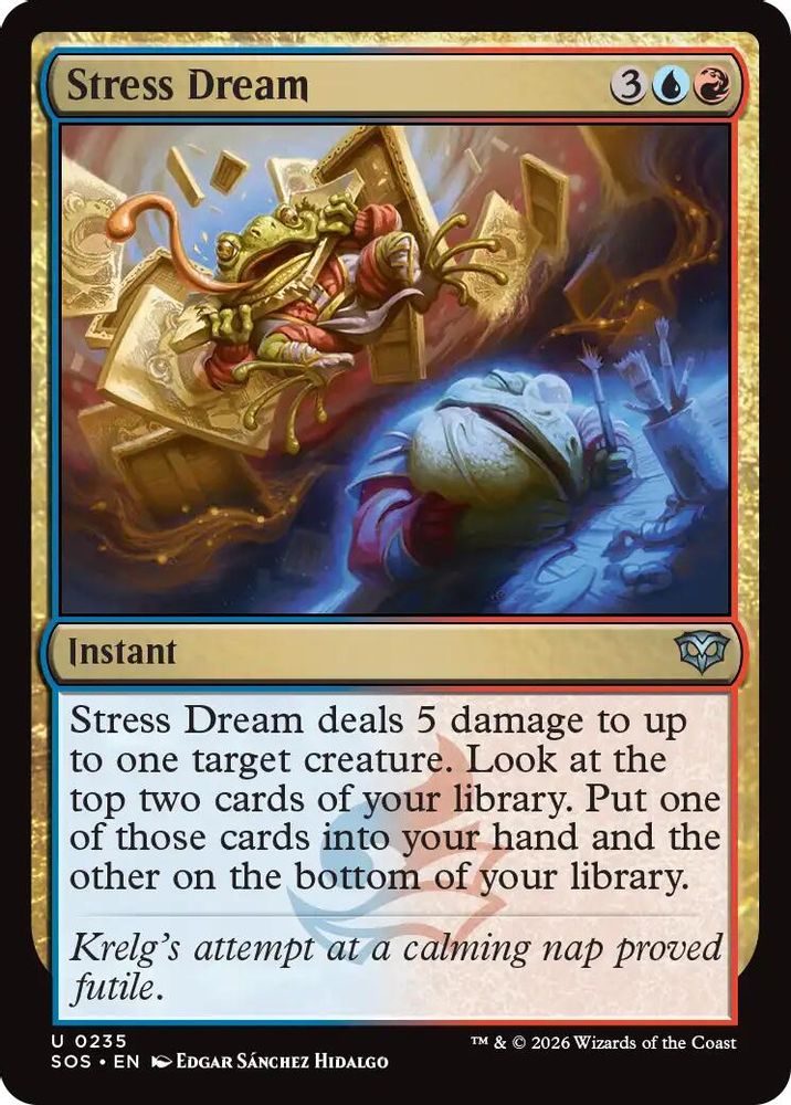 2026 Magic: The Gathering: Secrets of Strixhaven (SOS) - Stress Dream (#235, Uncommon) (, Near Mint)