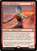 2026 Magic: The Gathering: Commander: Secrets of Strixhaven (SOC) - Spirit of Resilience (#37, Rare) (, Near Mint)