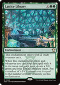 2026 Magic: The Gathering: Commander: Secrets of Strixhaven (SOC) - Lattice Library (#40, Rare) (, Near Mint)