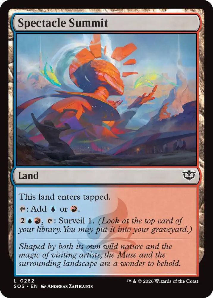 2026 Magic: The Gathering: Secrets of Strixhaven (SOS) - Spectacle Summit (#262, Land) (, Near Mint)