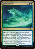 2026 Magic: The Gathering: Commander: Secrets of Strixhaven (SOC) - Oversimplify (#322, Rare) (, Near Mint)