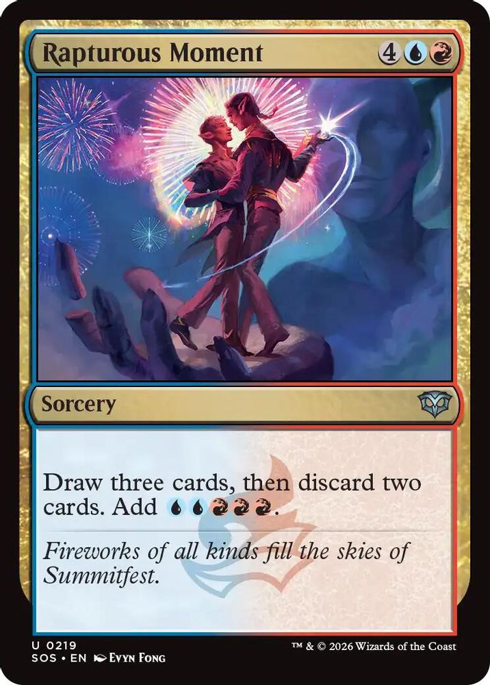 2026 Magic: The Gathering: Secrets of Strixhaven (SOS) - Rapturous Moment (#219, Uncommon) (, Near Mint)